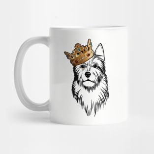 Australian Terrier Dog King Queen Wearing Crown Mug